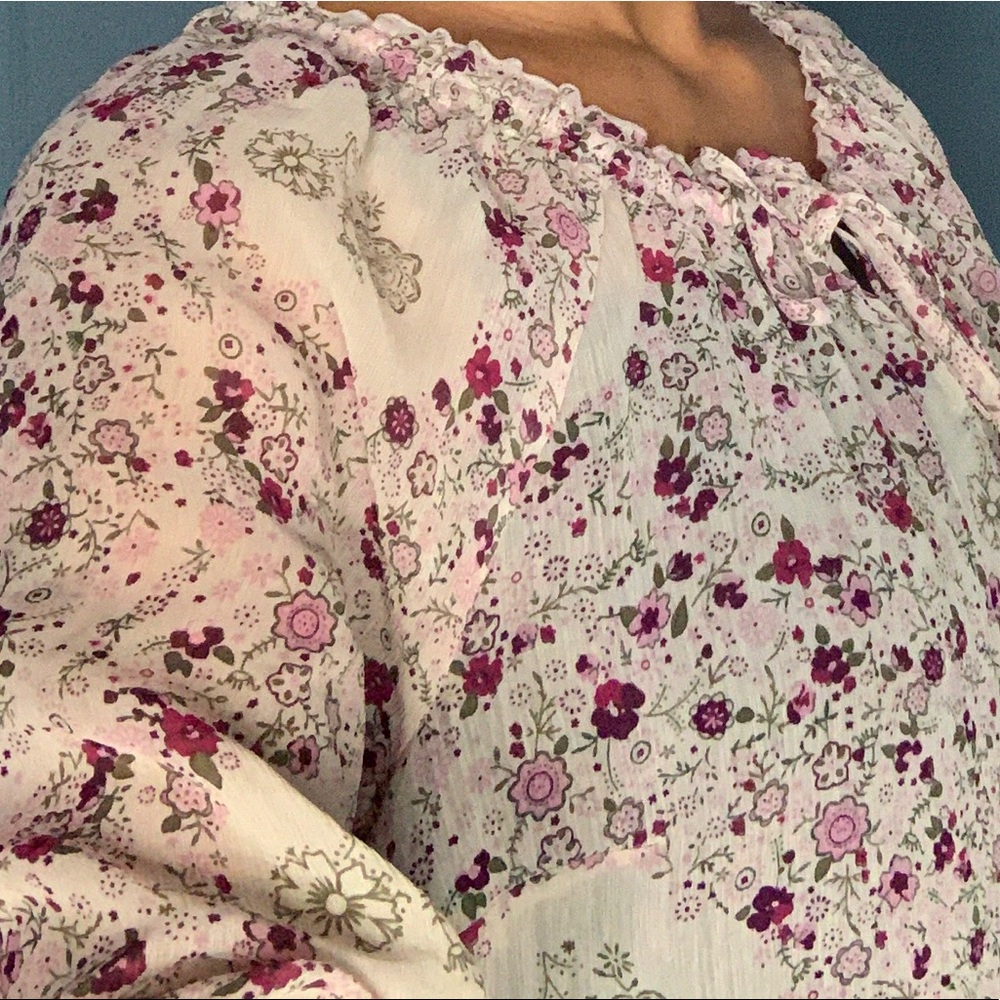 Floral print summer top